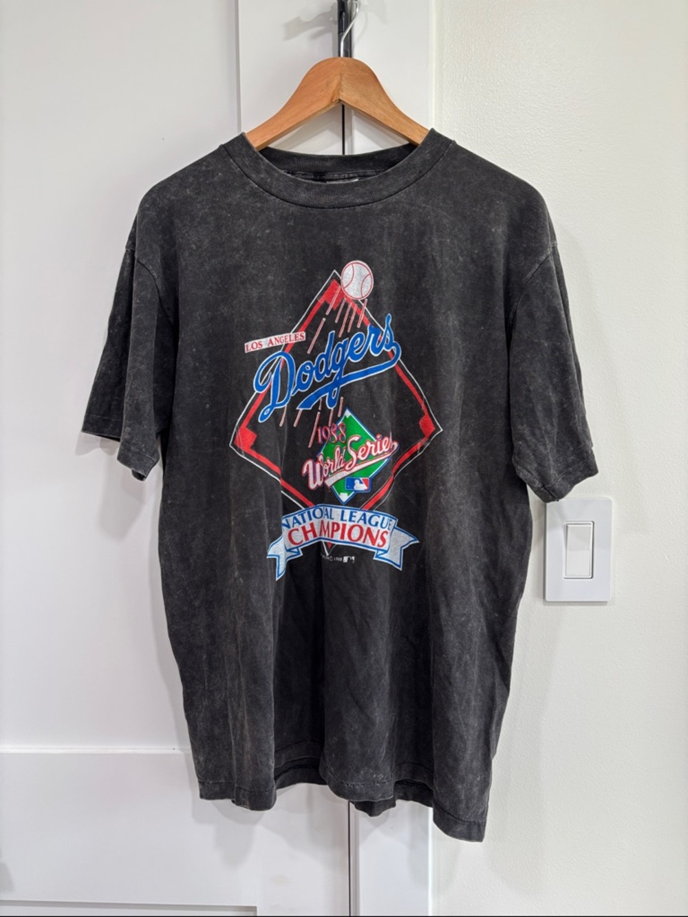 Vintage Dodgers 1988 World Series Champs T-Shirt XL
